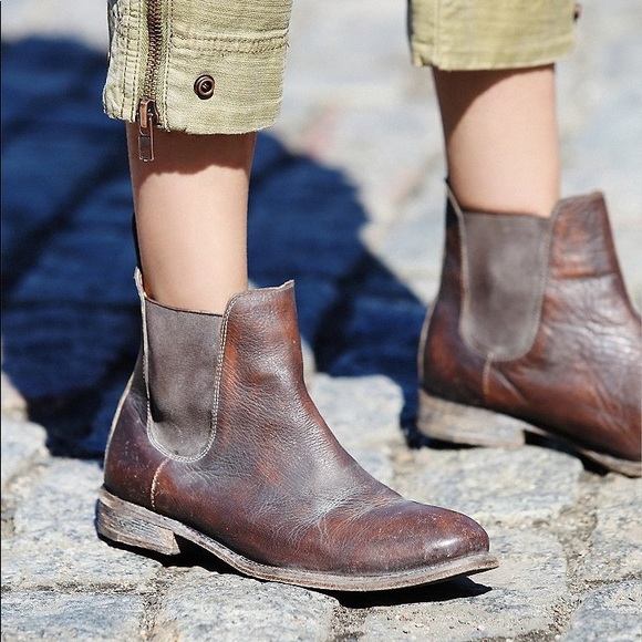 NWT Faryl Robin-Free People Women’s Brown Size 10 Mountain Peaks Chelsea Boot - Picture 4 of 7
